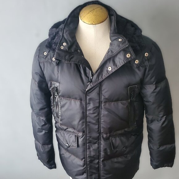 Meters/bonwe City Meters Arctic Parka/ Hooded Nylon Puffer/ Size L - Picture 1 of 11